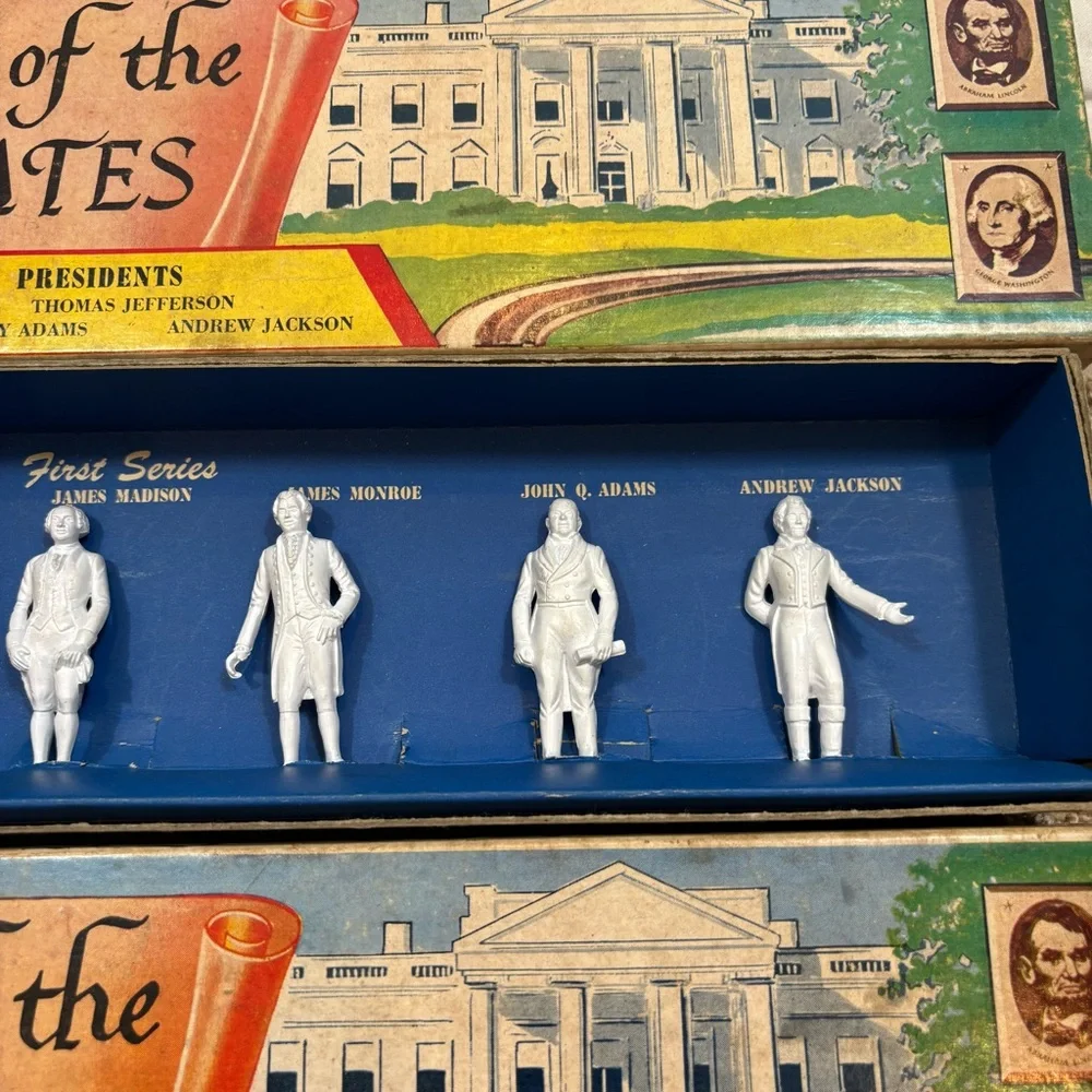 Vintage Louis Marx & Co Presidents of the US Series 1, 3, and 4_11